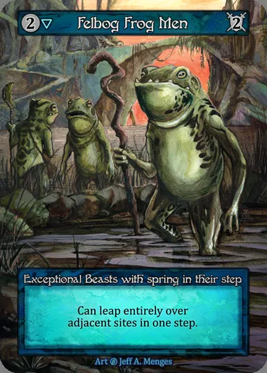 Felbog Frog Men, carte Sorcery BET 059 — extension Beta