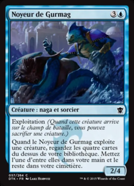 Noyeur de Gurmag, carte Magic DTK 57 — extension Les Dragons de Tarkir