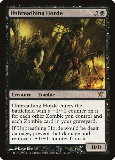 Unbreathing Horde, Magic card ISD 121 — Innistrad set