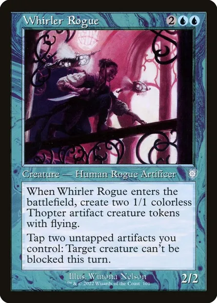 Whirler Rogue, Magic card BRC 101 — The Brothers' War Commander set