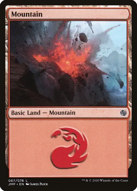 Mountain, Magic card JMP 67 — Jumpstart set