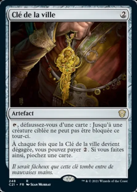 Clé de la ville, carte Magic C21 248 — extension Commander 2021