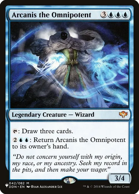 Arcanis the Omnipotent, Magic card PLST DDN-42 — The List set
