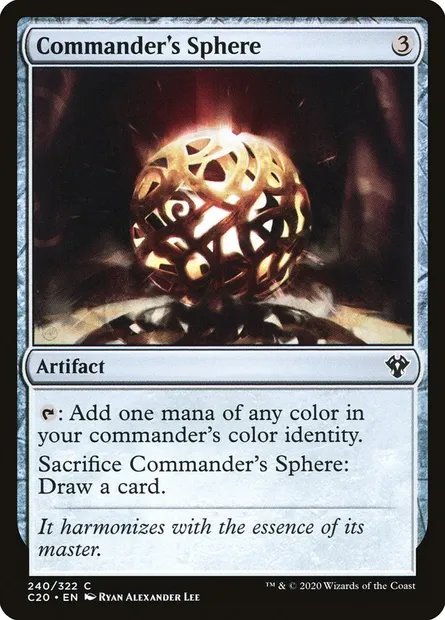 Commander's Sphere, Magic card C20 240 — Commander 2020 set
