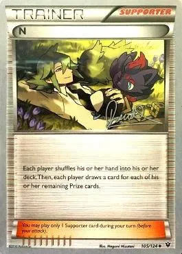N, carte Pokémon WCD17 105-2 — extension World Championship Decks 2017