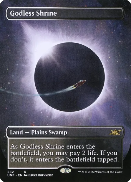 Godless Shrine, Magic card UNF 282 — Unfinity set