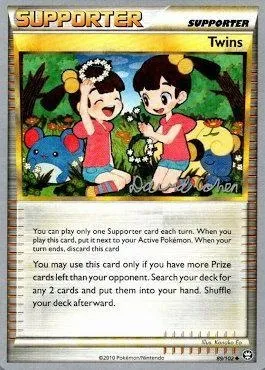 Jumelles, carte Pokémon WCD11 089 — extension World Championship Decks 2011