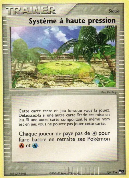 Système à haute pression, carte Pokémon P3 10 — extension POP Série 3