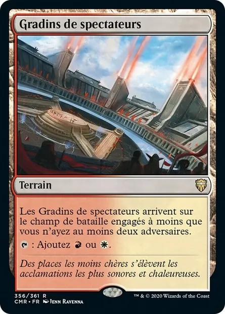 Gradins de spectateurs, carte Magic CMR 356 — extension Commander Legends