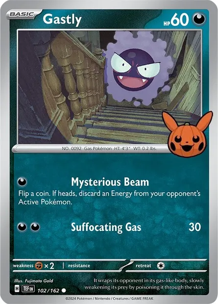 Fantominus, carte Pokémon TOT24 102 — extension Trick or Trade 2024