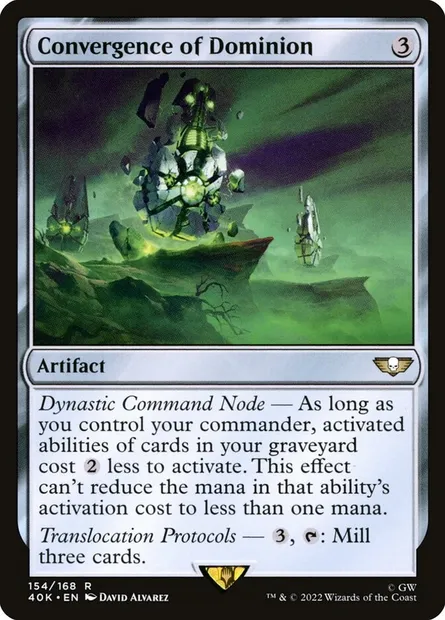 Convergence of Dominion, Magic card 40K 154 — Warhammer 40,000 Commander set