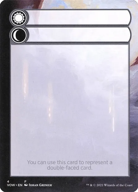 Double-Faced Substitute Card, Magic card SVOW 4 — Innistrad: Crimson Vow Substitute Cards set