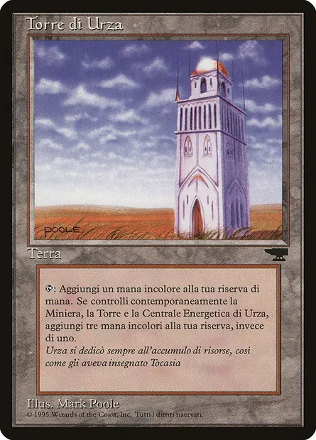Urza's Tower, Magic card RIN 185 — Rinascimento set