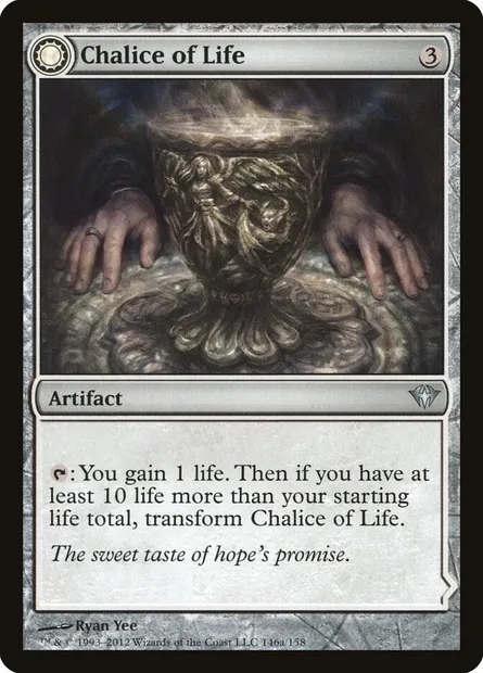 Chalice of Life // Chalice of Death, Magic card DKA 146 — Dark Ascension set