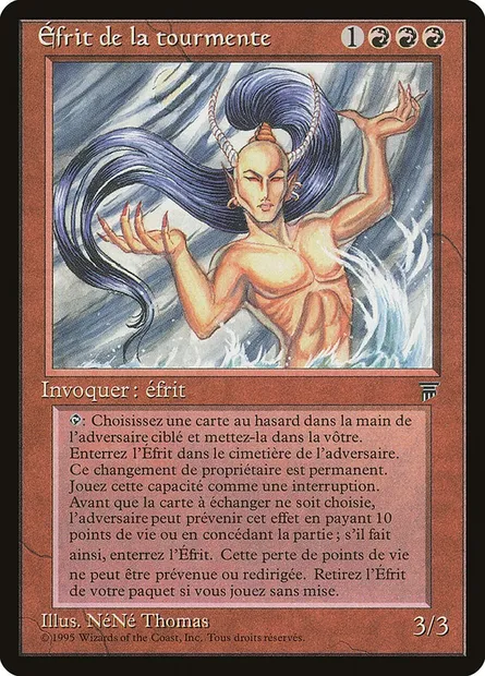Tempest Efreet, Magic card REN 95 — Renaissance set