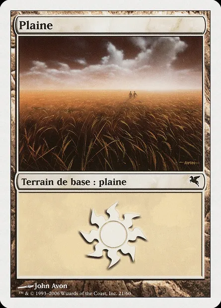 Plains, Magic card PSAL G21 — Salvat 2005 set