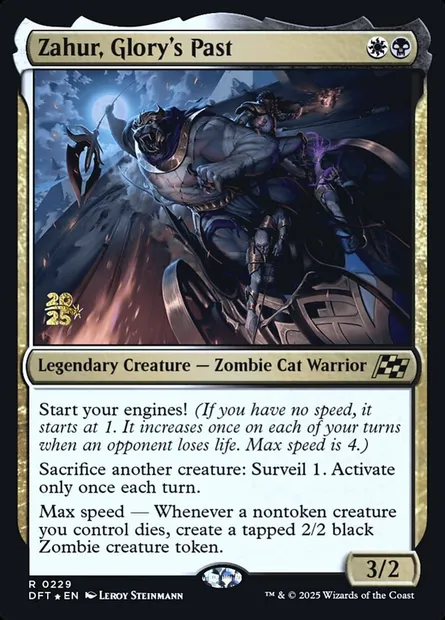 Zahur, Glory's Past, Magic card PDFT 229s — Aetherdrift Promos set
