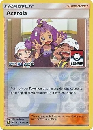 Acerola, Pokémon card LGP 112a-2 — League Promos set