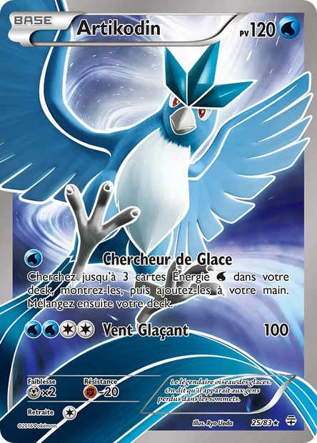 Artikodin, carte Pokémon GEN 25 — extension Générations