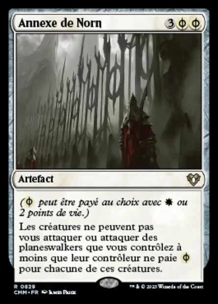 Annexe de Norn, carte Magic CMM 829 — extension Commander Masters