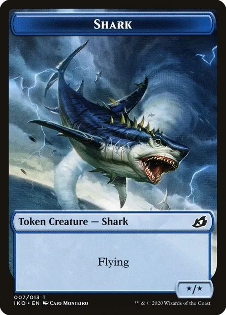 Shark, carte Magic TIKO 7 — extension Ikoria: Lair of Behemoths Tokens