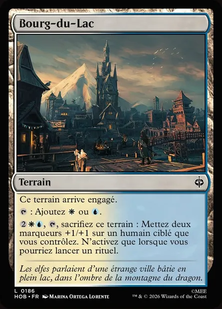 Bourg-du-Lac, carte Magic HOB 186 — extension The Hobbit