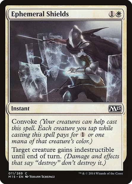 Ephemeral Shields, Magic card M15 11 — Magic 2015 set