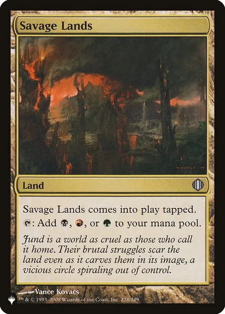 Savage Lands, Magic card PLST ALA-228 — The List set