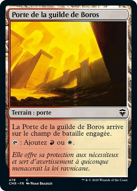 Porte de la guilde de Boros, carte Magic CMR 478 — extension Commander Legends