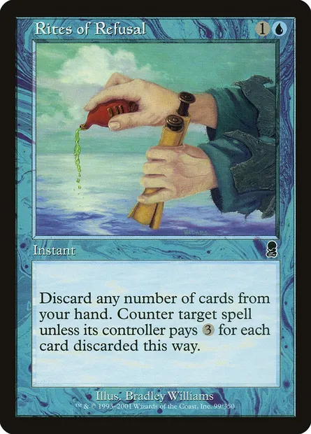 Sacres du refus, carte Magic ODY 99 — extension Odyssée