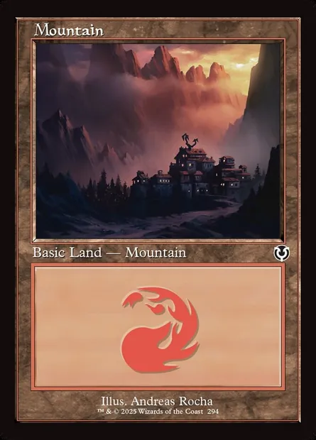 Montagne, carte Magic INR 294 — extension Innistrad Remastered