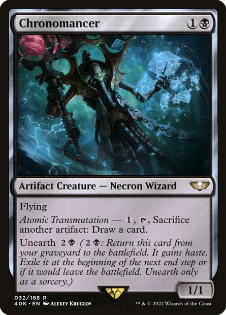Chronomancer, Magic card 40K 32 — Warhammer 40,000 Commander set