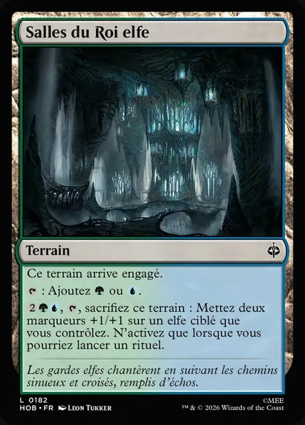 Salles du Roi elfe, carte Magic HOB 182 — extension The Hobbit