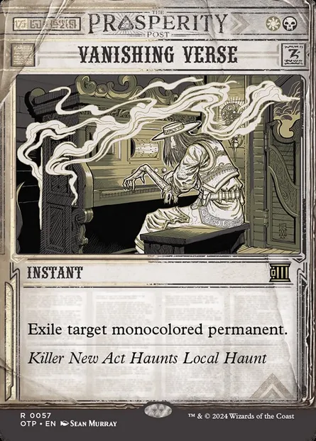 Vanishing Verse, Magic card OTP 57 — Breaking News set