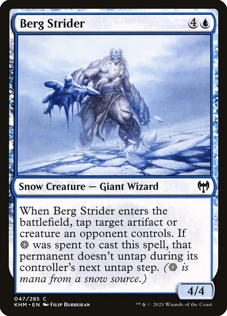 Berg Strider, Magic card KHM 47 — Kaldheim set