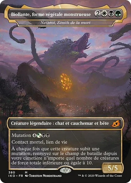 Nethroï, Zénith de la mort, carte Magic IKO 380 — extension Ikoria: Lair of Behemoths