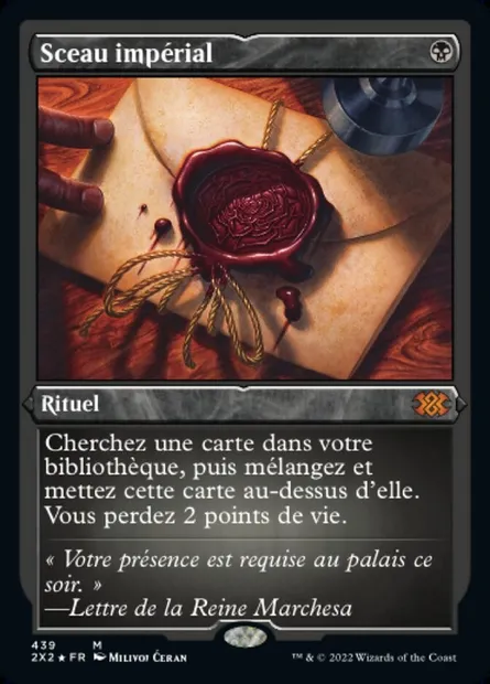Sceau impérial, carte Magic 2X2 439 — extension Double Masters 2022