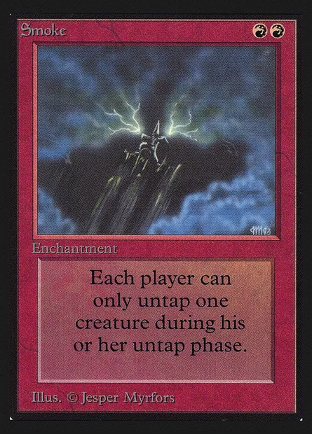 Fumée, carte Magic CED 176 — extension Collectors' Edition