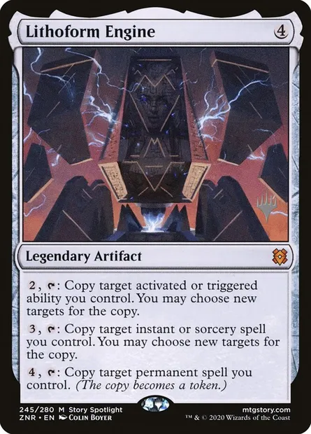 Lithoform Engine, Magic card PZNR 245p — Zendikar Rising Promos set