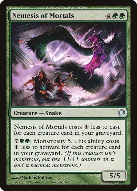 Nemesis of Mortals, Magic card THS 163 — Theros set