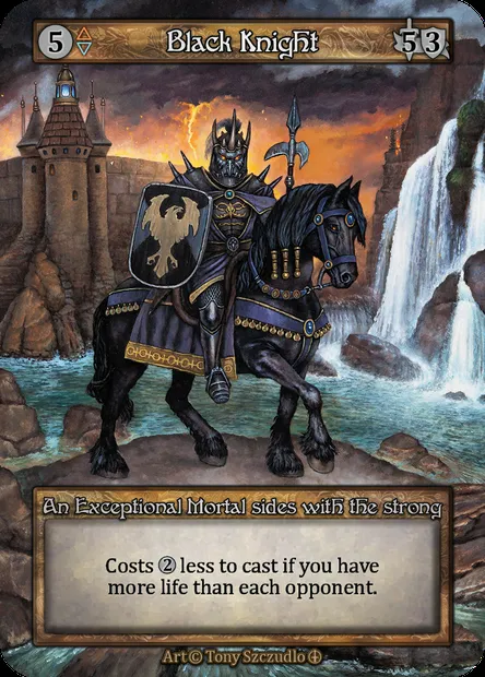 Black Knight, carte Sorcery ATH 006 — extension Arthurian Legends