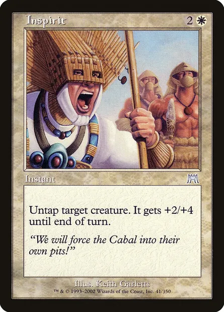 Inspirit, Magic card ONS 41 — Onslaught set