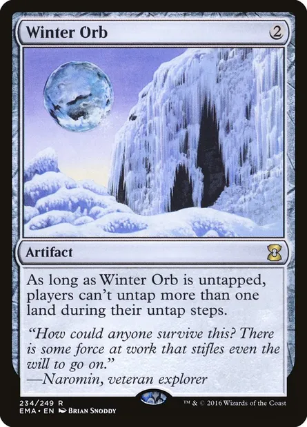 Winter Orb, Magic card EMA 234 — Eternal Masters set