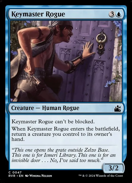 Keymaster Rogue, Magic card RVR 47 — Ravnica Remastered set