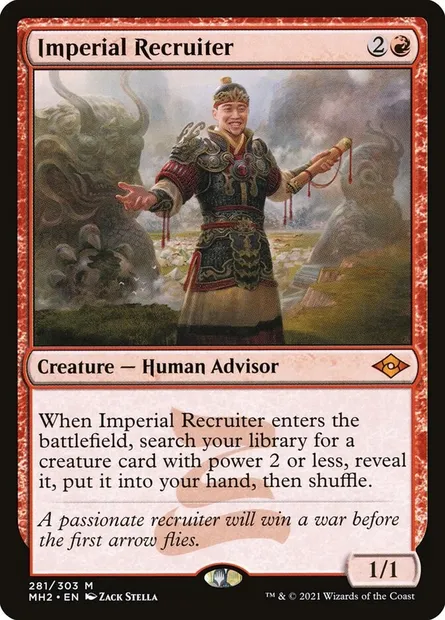 Imperial Recruiter, Magic card MH2 281 — Modern Horizons 2 set