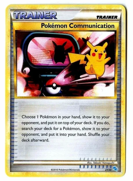 Pokémon Communication, Pokémon card TK4G 027 — HS Trainer Kit (Gyarados) set
