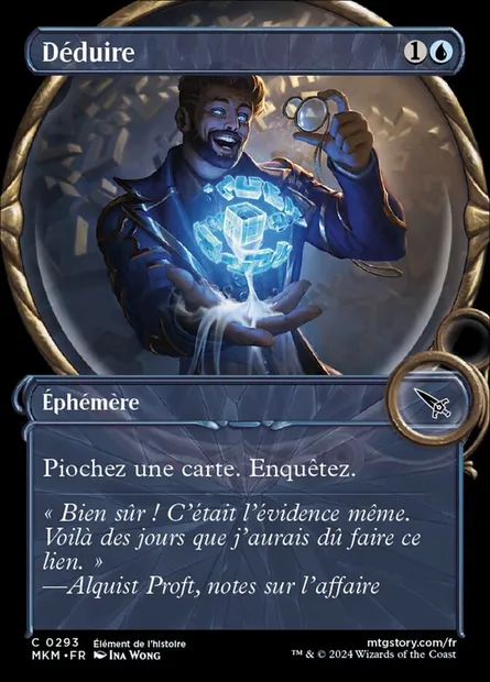 Déduire, carte Magic MKM 293 — extension Murders at Karlov Manor