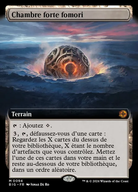 Chambre forte fomori, carte Magic BIG 94 — extension The Big Score