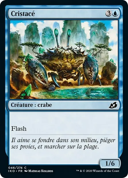 Cristacé, carte Magic IKO 46 — extension Ikoria: Lair of Behemoths