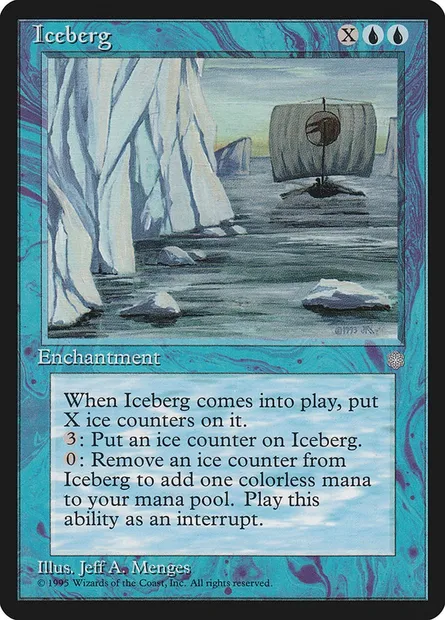 Iceberg, carte Magic ICE 73 — extension Ere Glaciaire